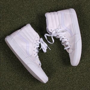 Vans Sk8-Hi White sz 10